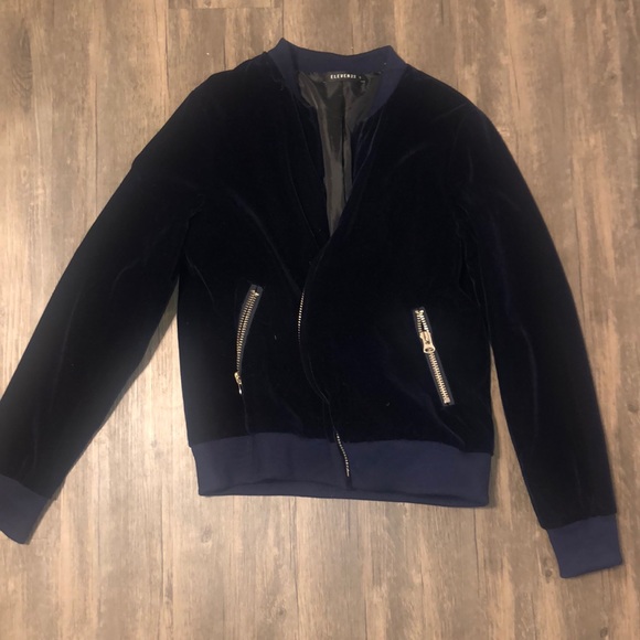 Eleven22 blue velvet jacket - Picture 1 of 3